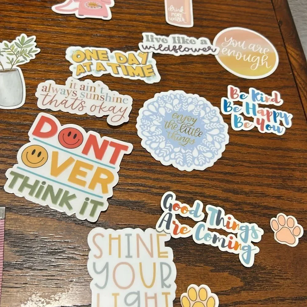 Stickers pin note pad bundle all new